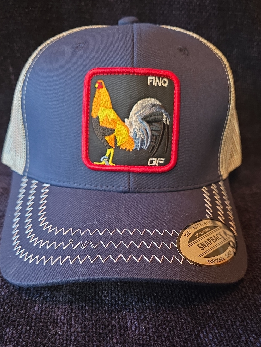 Goorin BROS.Cap All American Rooster SNAPBACK HAT. Gallo FINO